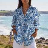 Ocean Blue Floral