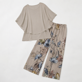 Taupe Floral
