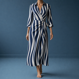 Dark Blue & White