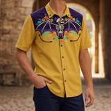 Mustard Yellow And Dark Purple