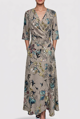 Taupe Floral