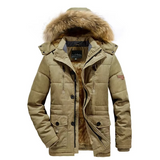 Fur Collar Khaki