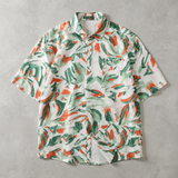 Green Tropical Print