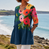 Floral Blue