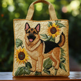 German Shepherd Sunflower