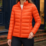 Orange Stand Collar