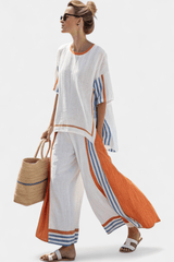 White/Orange