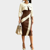 Brown/White