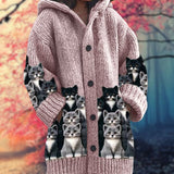 Pink Cat Motif