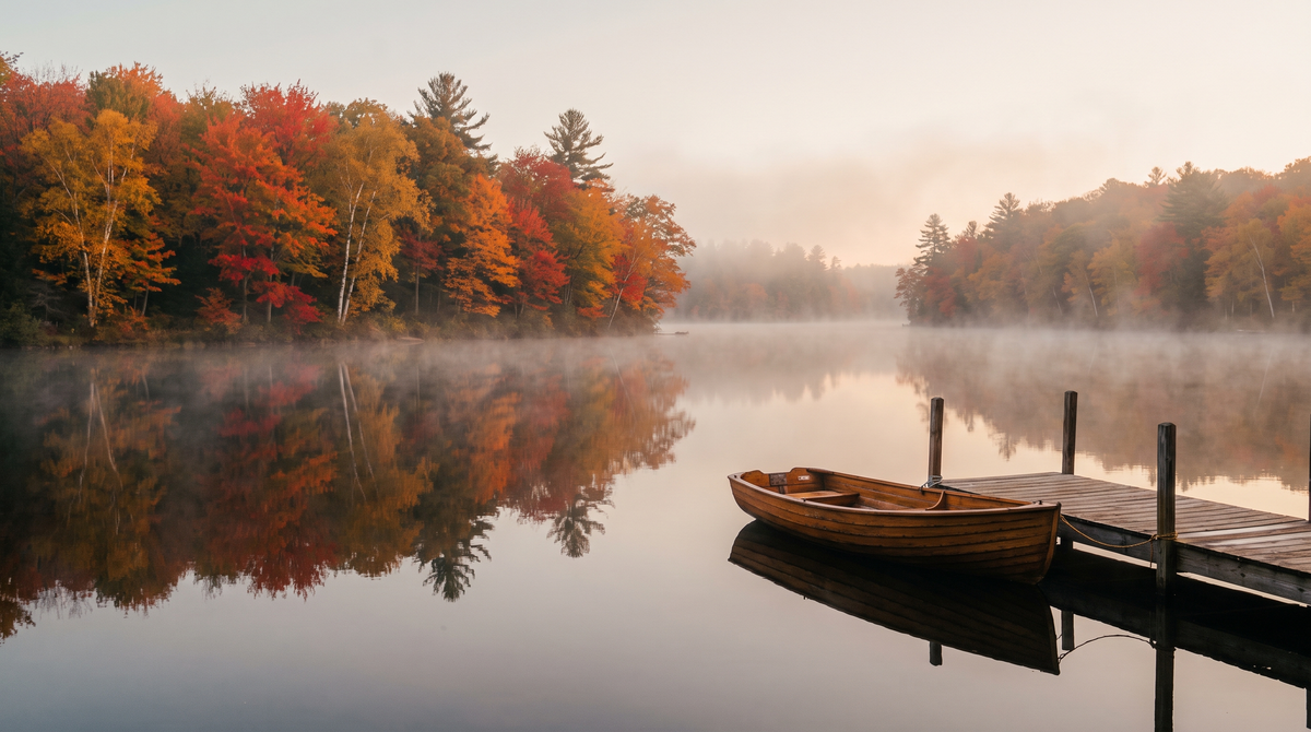 Winthrop Row brand lake sunrise